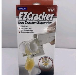 As Seen On TV EZ Cracker Egg Cracker and Separator Kitchen Tool NWT